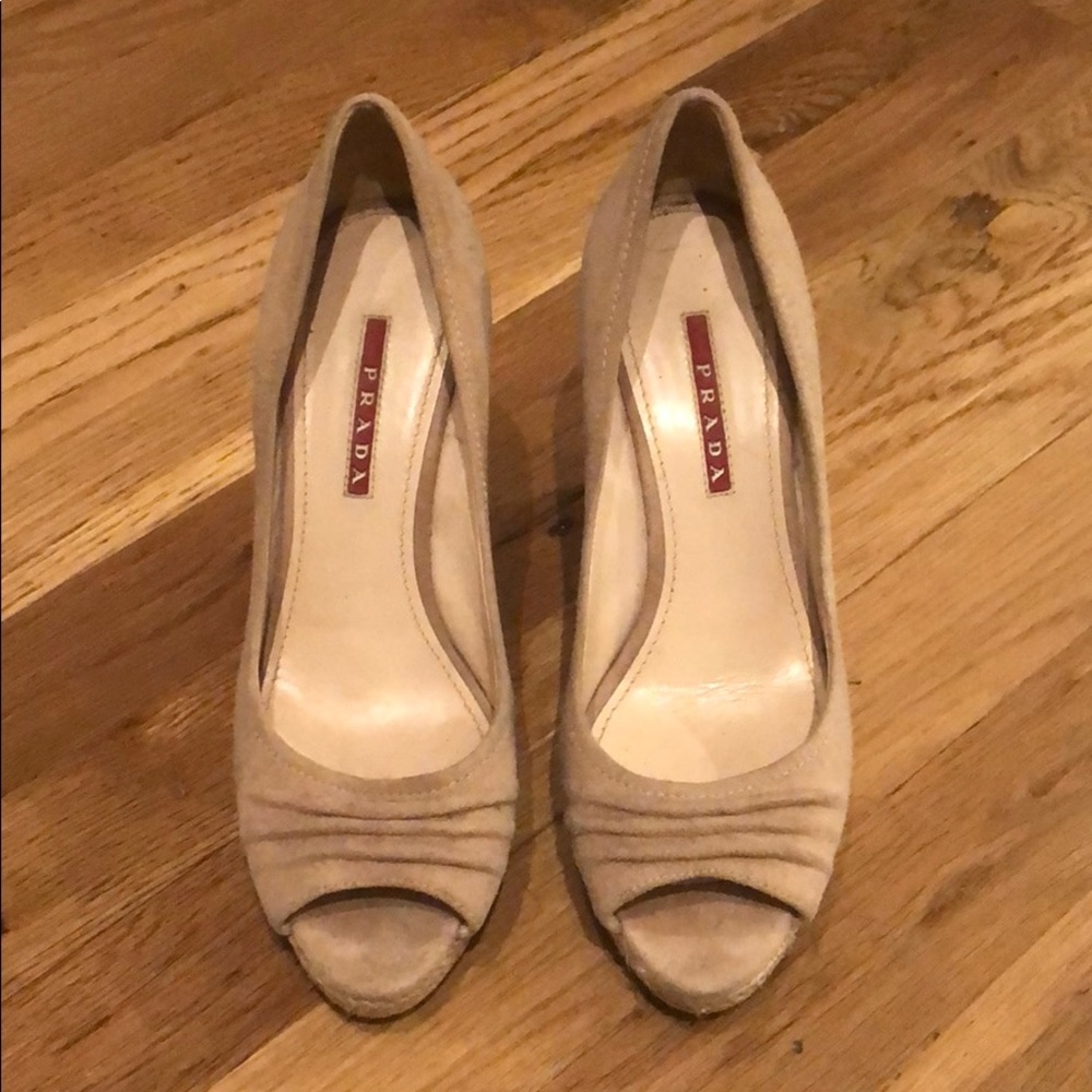 Prada espadrille platforms